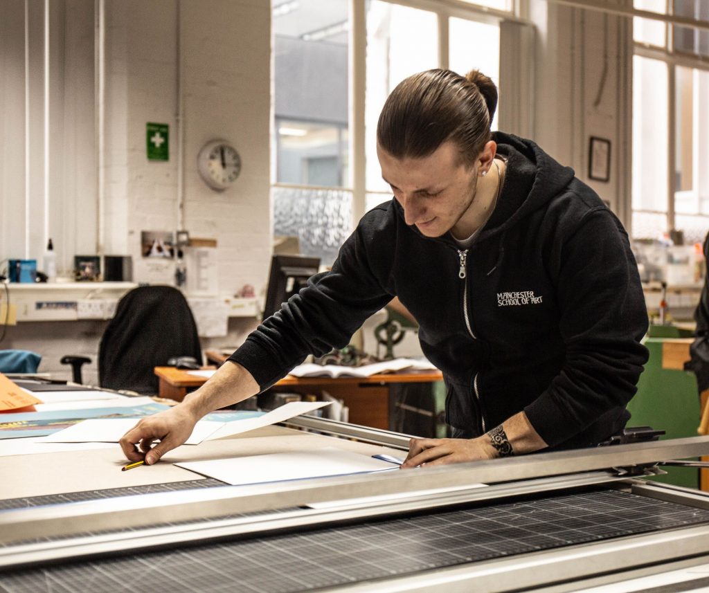Images demonstrating apprentices in training